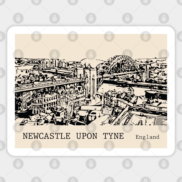 Newcastle upon Tyne England Sticker by Lakeric